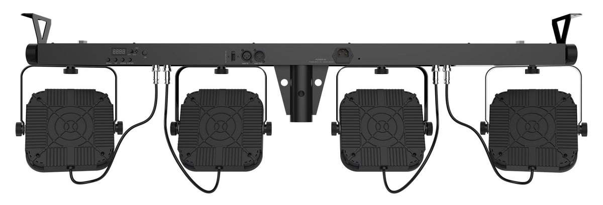 Chauvet DJ 4BAR ILS Wash Lighting System w/(4) Par Lights+Tripod+Footswitch+Bag