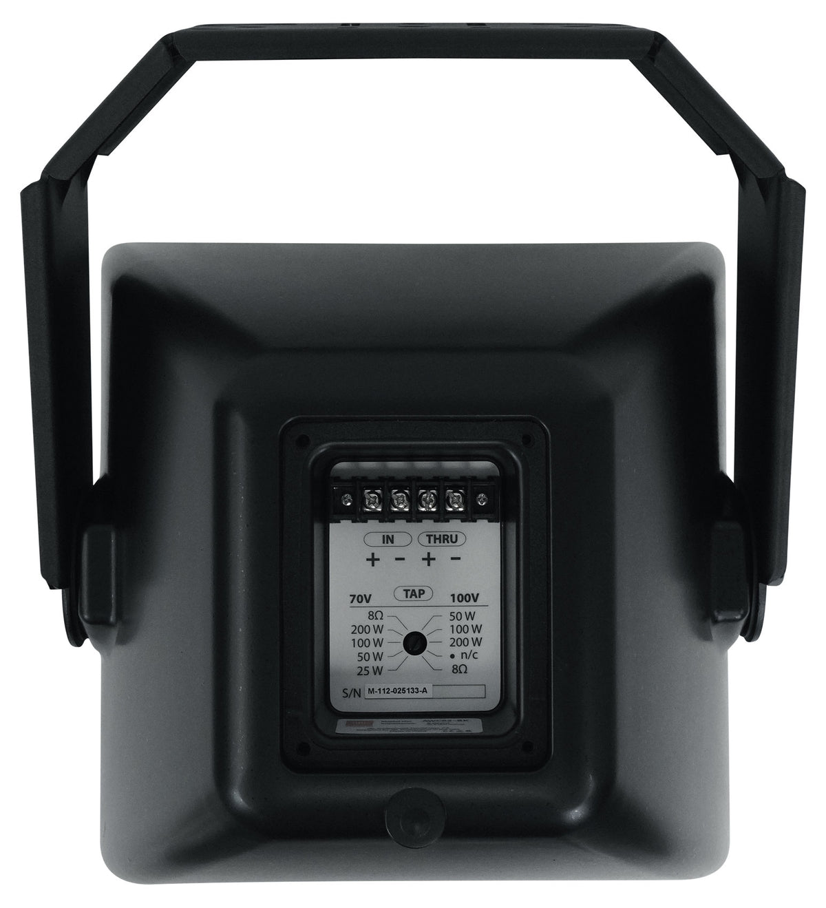 JBL AWC82-BK 8" 200w Black Indoor/Outdoor 70V Surface Mount Commercial Speaker