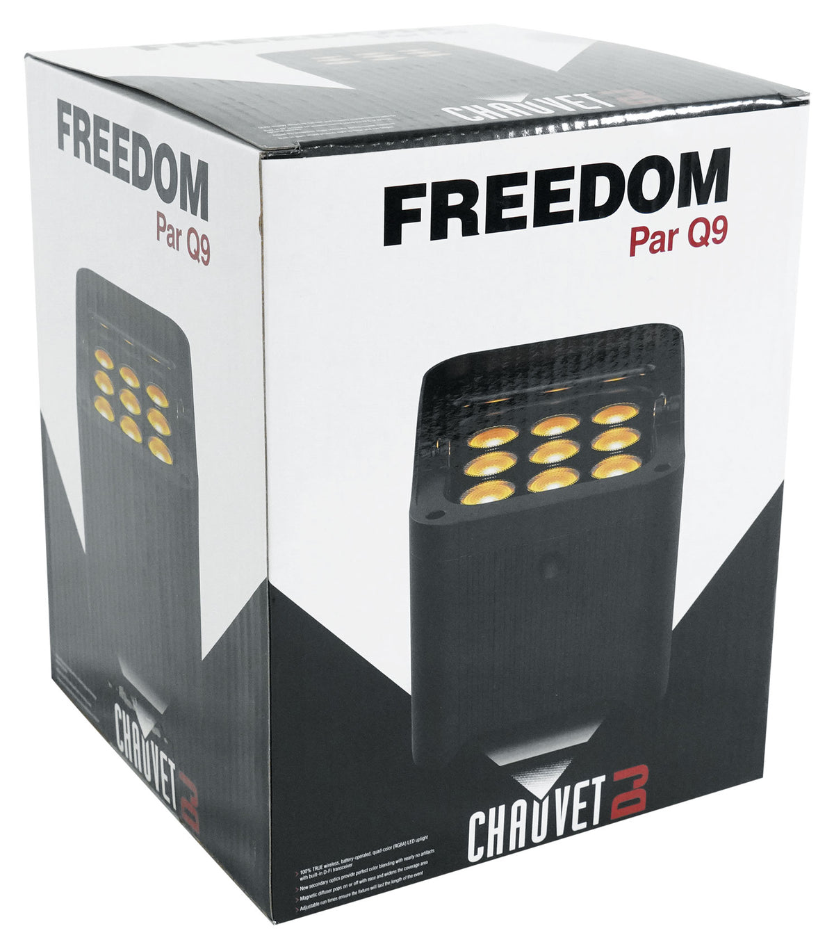 Chauvet DJ Freedom Par Q9 RGBA LED Wireless DMX Battery Par Can Wash Up-light