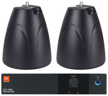 CSA140Z 70V Amplifier + (2) PEN-65T Black Pendant Speakers