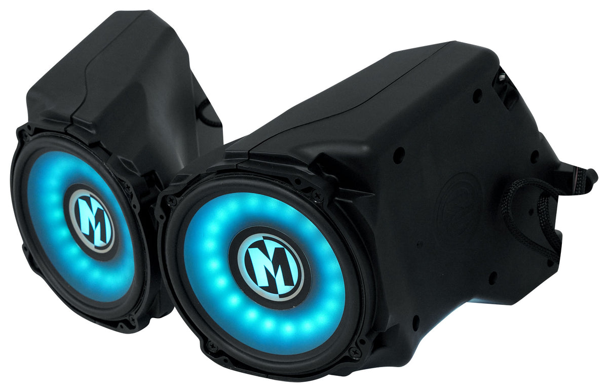 Pair Memphis Audio RZRPRO65FE 75w RMS Speaker Pods For Select 2020+ Polaris RZR