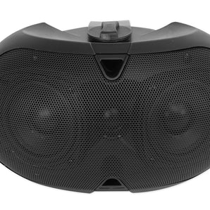 Rockville D4-70 Black Dual 4" 70 Volt Commercial/Restaurant Wall Mount Speaker