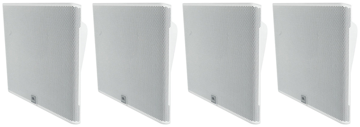 SLP14/T-WH Low-Profile On-Wall Speakers, 4-Pack