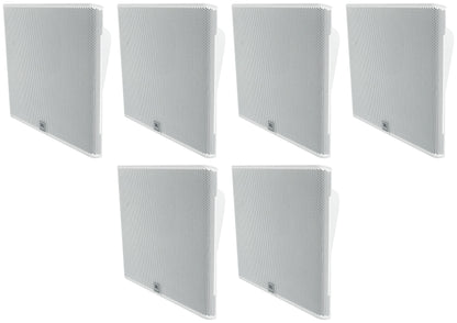 SLP14/T-WH 4" Low-Profile 70V Wall Speakers, Set of 6