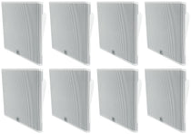 SLP14/T-WH 4" Low-Profile 70V Wall Speakers, Set of 8