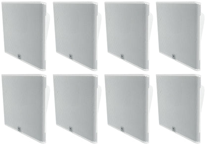 SLP14/T-WH 4" Low-Profile 70V Wall Speakers, Set of 8
