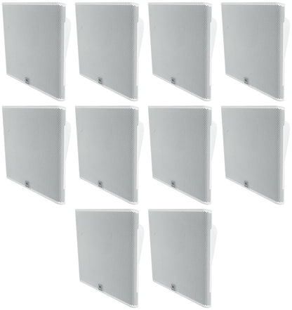 SLP14/T-WH 4" Low-Profile 70V Wall Speakers, Set of 10