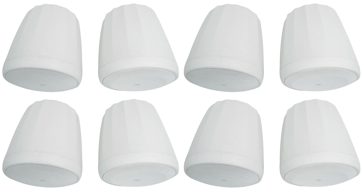 Control 68HP-WH 8" High-Power 70V Pendant Speakers, Set of 8