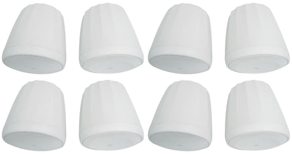 Control 68HP-WH 8" High-Power 70V Pendant Speakers, Set of 8