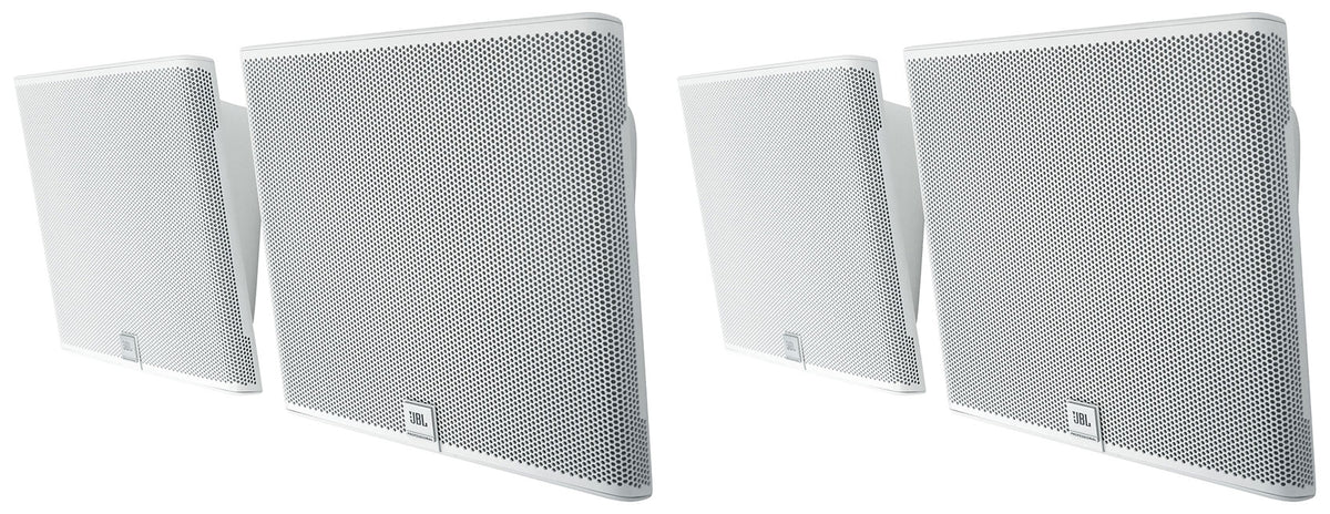 SLP12/T-WH Low-Profile On-Wall Speakers, 4-Pack