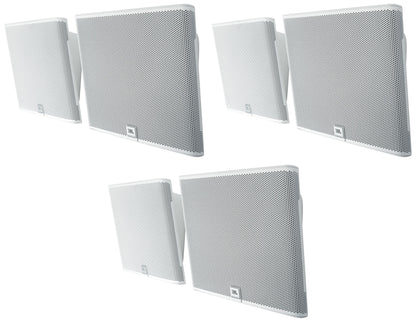 SLP12/T-WH 3" Low-Profile 70V Wall Speakers, Set of 6