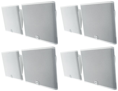 SLP12/T-WH 3" Low-Profile 70V Wall Speakers, Set of 8