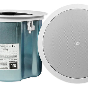 Pair JBL CONTROL 18C/T 8" 60w 70v In-Ceiling Speakers For Restaurant/Bar/Cafe