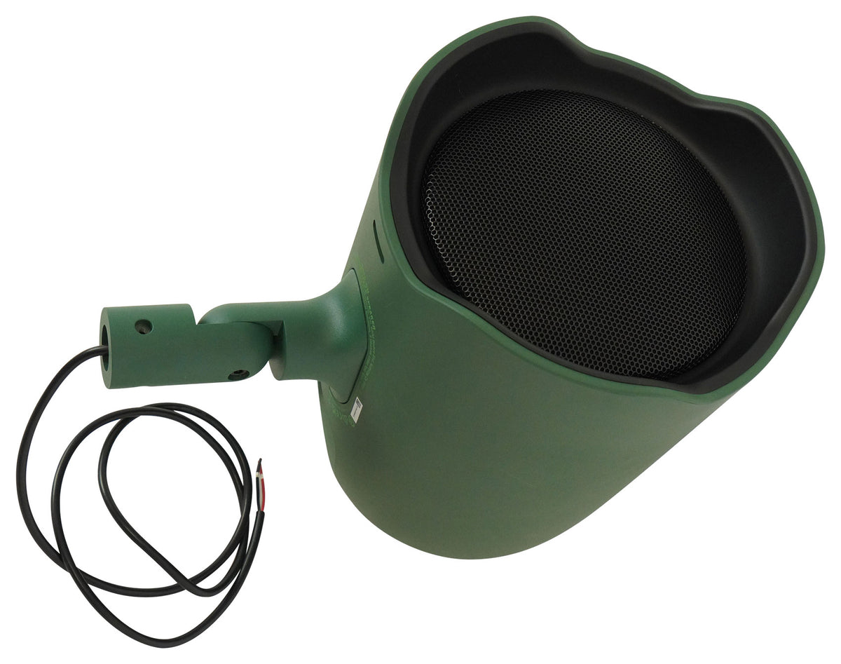 2 JBL GSF6-GN 6.5" Landscape Ground Stake/Wall Mount 70v Commercial Speakers+Amp