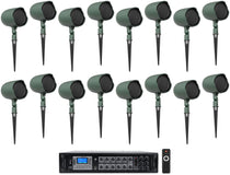 (8) Pair GSF3-GN Landscape Speakers + RCS350-6 Amp