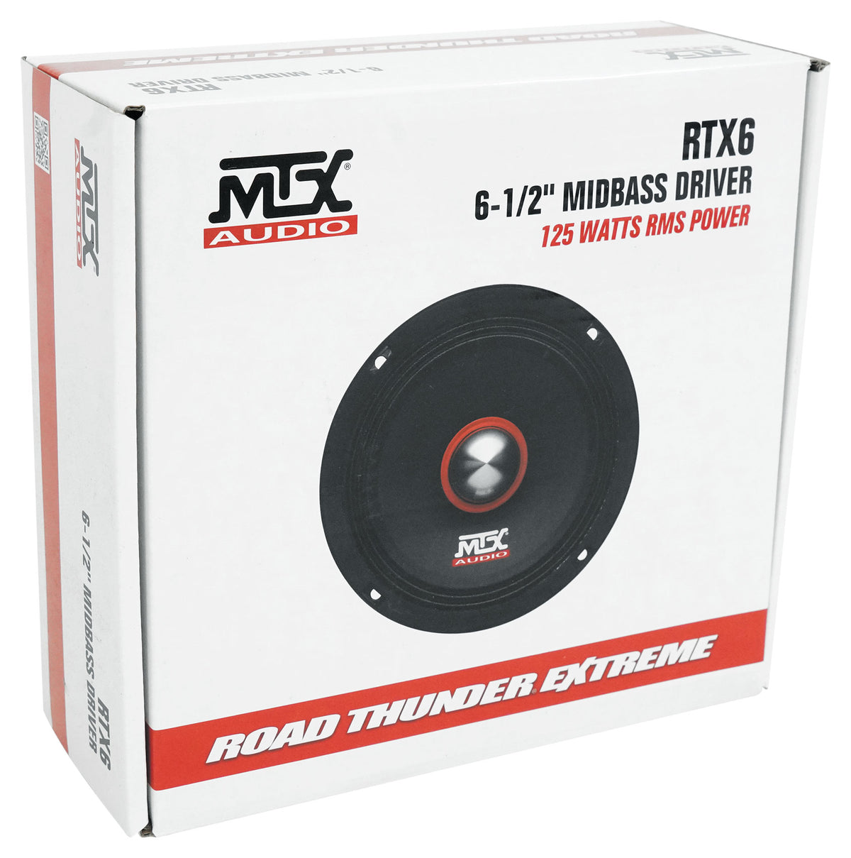 2) MTX Thunder RTX6 6.5” 125w RMS 4-Ohm Mid-bass/Midrange Car/Pro Audio Speakers