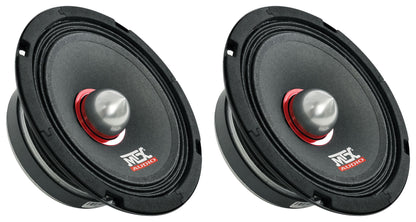 2) MTX Thunder RTX6 6.5” 125w RMS 4-Ohm Mid-bass/Midrange Car/Pro Audio Speakers