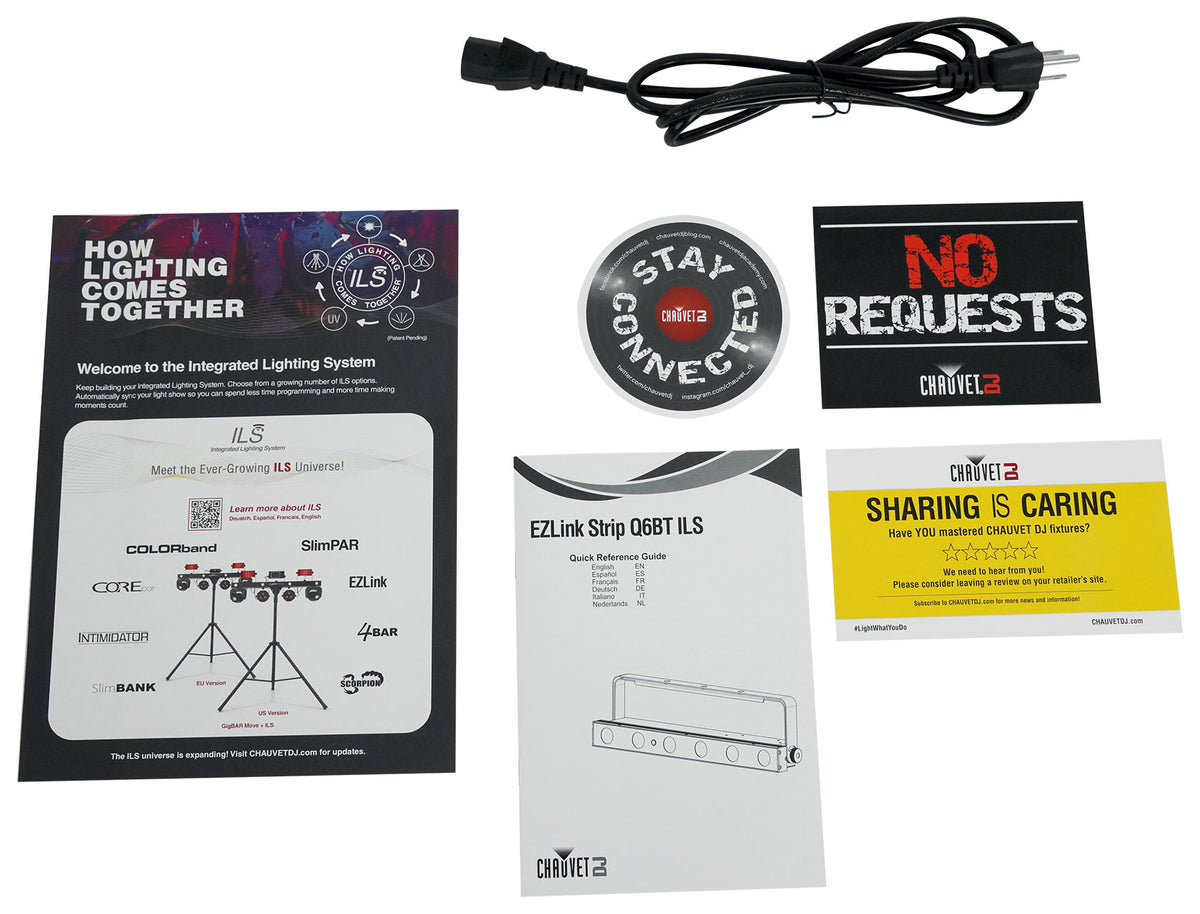 Chauvet DJ EZLink Strip Q6BT ILS RGBA Rechargeable Wash Strip Light w/Bluetooth