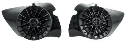 Rockville RZL6 6.5" 600w Kick Panel Speakers For 2014-17 Polaris RZR 1000/900S