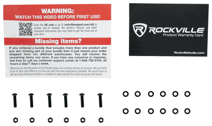 Rockville RZL6 6.5" 600w Kick Panel Speakers For 2014-17 Polaris RZR 1000/900S