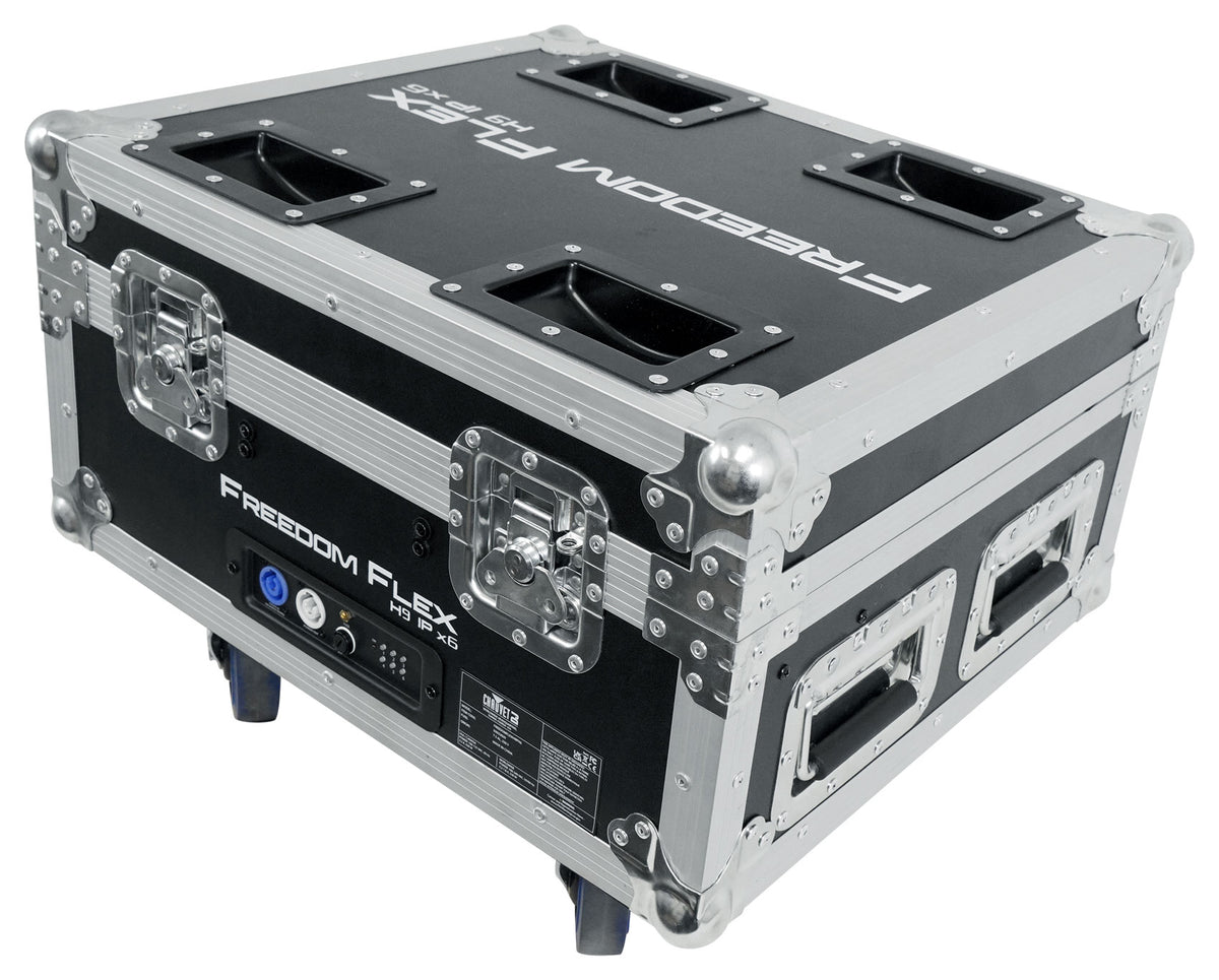 Chauvet DJ Freedom Flex H9 IP X6 Pack w/6) Lights+Charging Case+Batteries+Remote