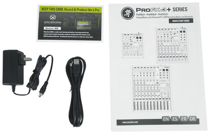 ProFX10v3+ Mixer with Two 20' XLR Cables