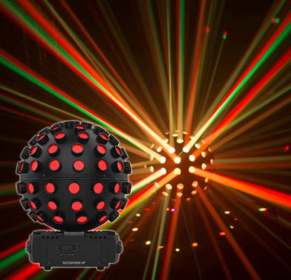 Chauvet DJ Rotosphere HP RGBW + CMYO LED DMX Rotating Mirror Ball Simulator