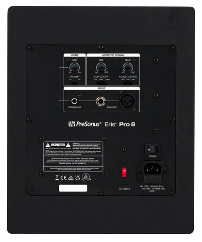 Presonus Eris Pro 8 Active 8" Coaxial 2-Way Powered Studio Monitor Speaker