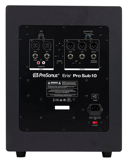 Presonus Eris Pro Sub 10  Active 10" Studio Subwoofer Powered Sub