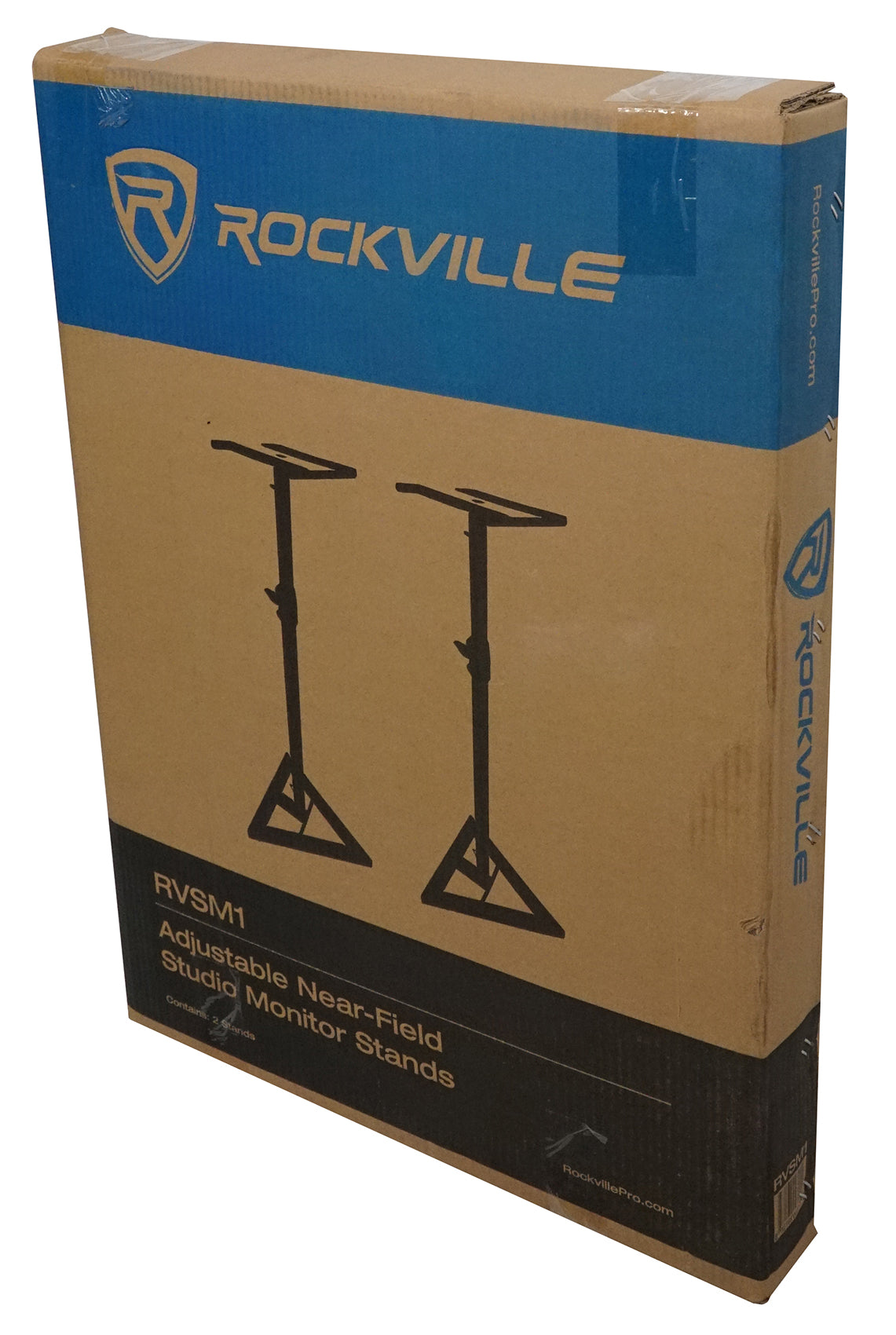 Rockville Recroding Kit w/R-TRACK 2x2 Interface+Mic+Headphones+Monitors+Stands