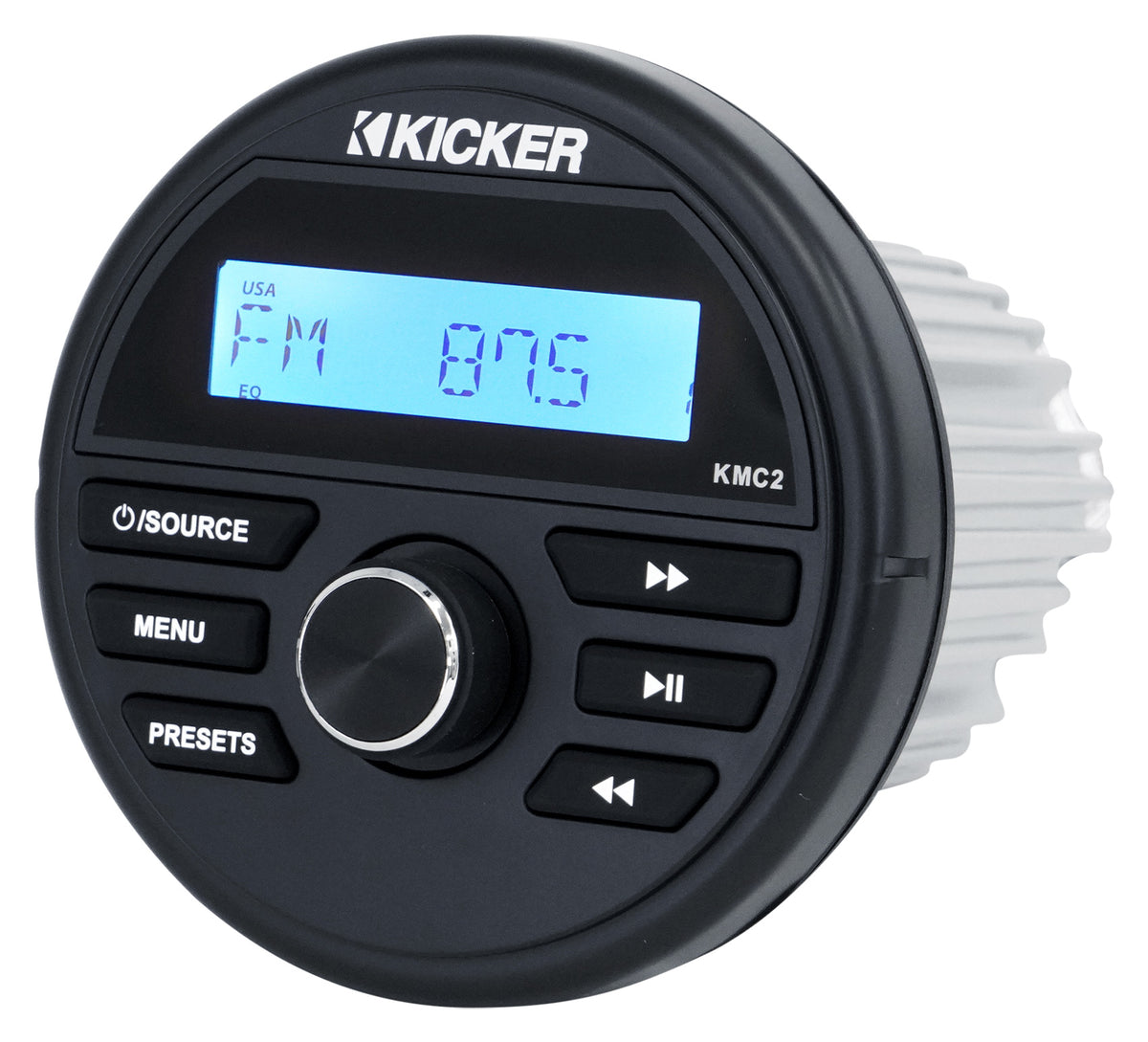 KMC2 Marine Bluetooth Receiver+(2) White MB Quart 6.5" Speakers