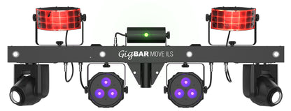 Chauvet DJ GIGBAR MOVE ILS Kit w/Moving Heads/Derbies/Washes/Laser/Strobe Lights
