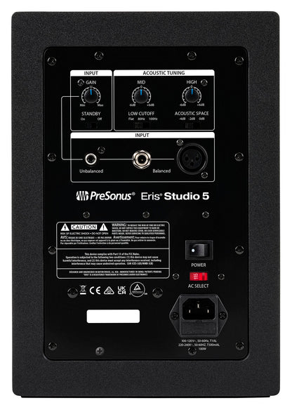 Presonus Eris Studio 5 Powered Active 5" Studio Monitor Speaker w/EBM Waveguide