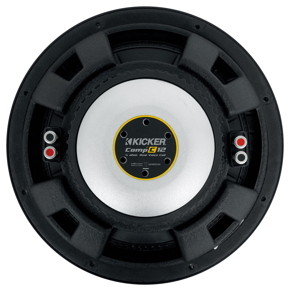 Kicker 50CWCD124 CompC 12" Subwoofer DVC 4 ohm Car Stereo Sub CWCD124