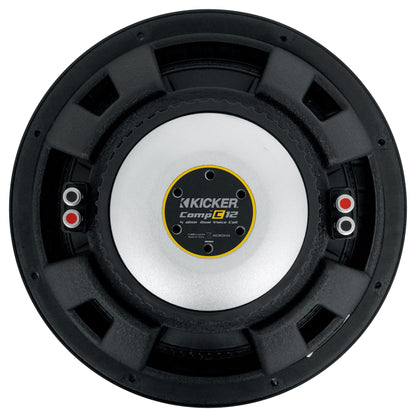 Kicker 50CWCD124 CompC 12" Subwoofer DVC 4 ohm Car Stereo Sub CWCD124