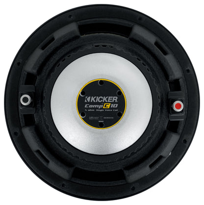 Kicker 50CWCS104 CompC 10" Subwoofer SVC 4 ohm Car Audio Sub CWCS104