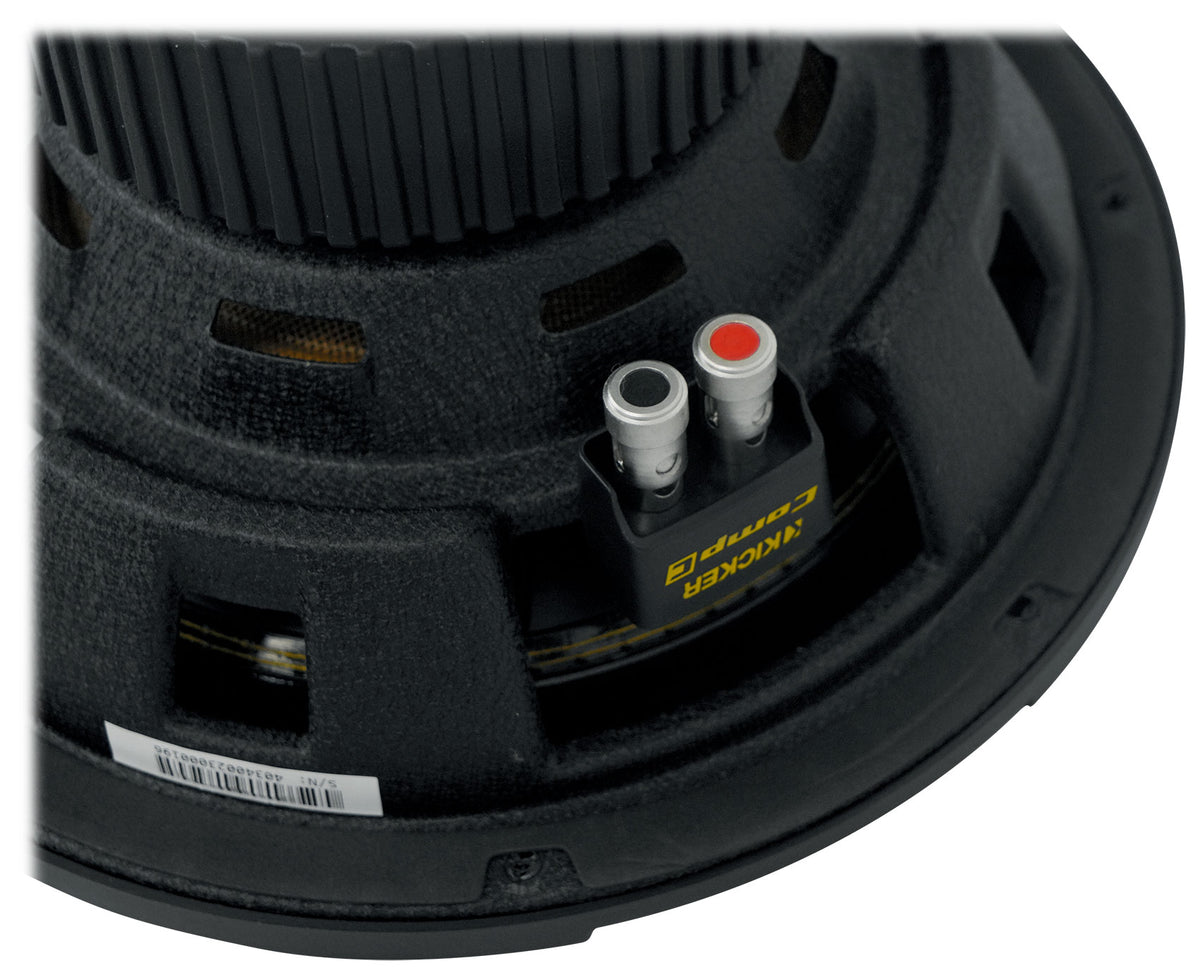 Kicker 50CWCD104 CompC 10" Subwoofer DVC 4 ohm Car Stereo Sub CWCD104