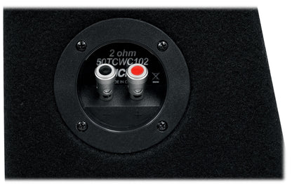 Kicker 50TCWC102 CompC 10" Subwoofer+Slim Shallow Sub Box Enclosure 2ohm TCWC102