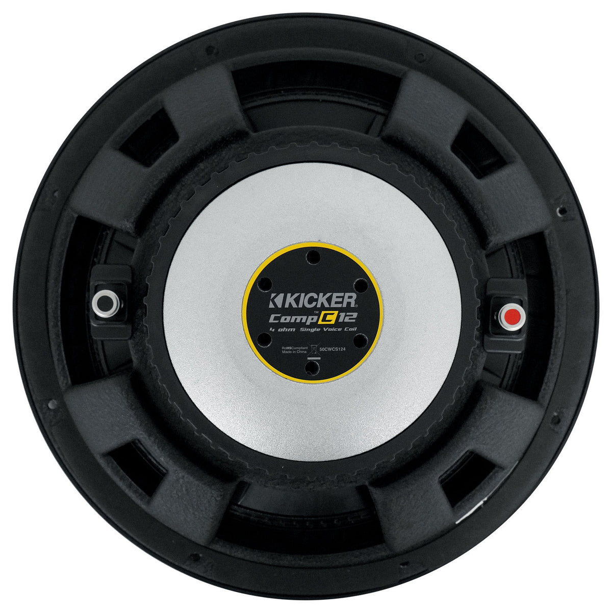 Kicker 50CWCS124 CompC 12" Subwoofer SVC 4 ohm Car Audio Sub CWCS124