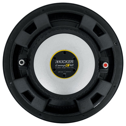Kicker 50CWCS124 CompC 12" Subwoofer SVC 4 ohm Car Audio Sub CWCS124