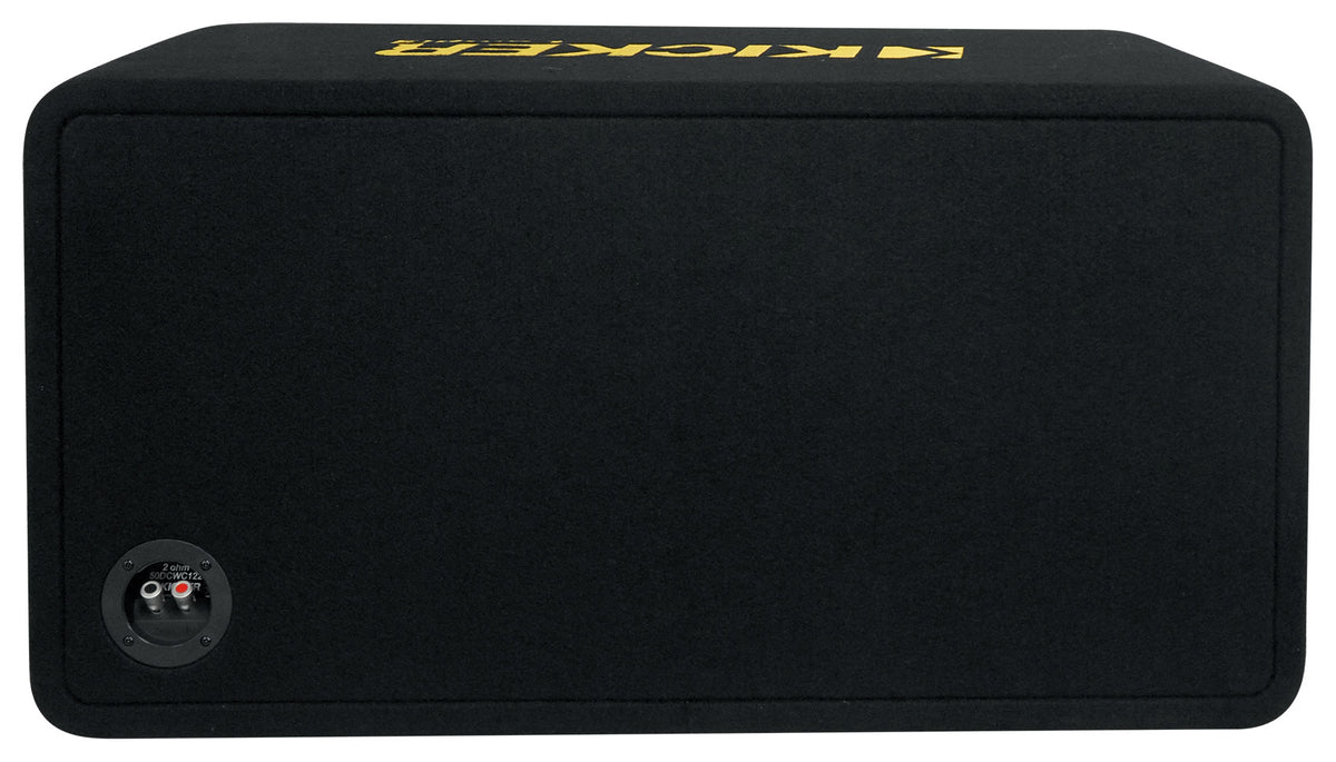 Kicker 50DCWC122 CompC Dual 12" Subwoofers in Vented Sub Box Enclosure DCWC122