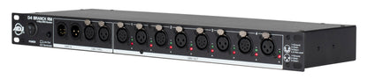 American DJ D4 Branch RM Single Rack 4-Way DMX Distributor/Booster w/XLR IO Jack