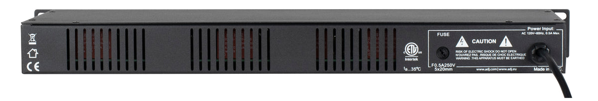American DJ D4 Branch RM Single Rack 4-Way DMX Distributor/Booster w/XLR IO Jack