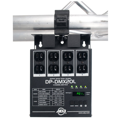 American DJ ADJ DP-DMX20L Portable 4-Channel Universal DMX Dimmer/Switch Pack