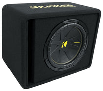 Kicker 50VCWC124 CompC 12" Subwoofer in Vented Sub Box Enclosure 4-Ohm VCWC124