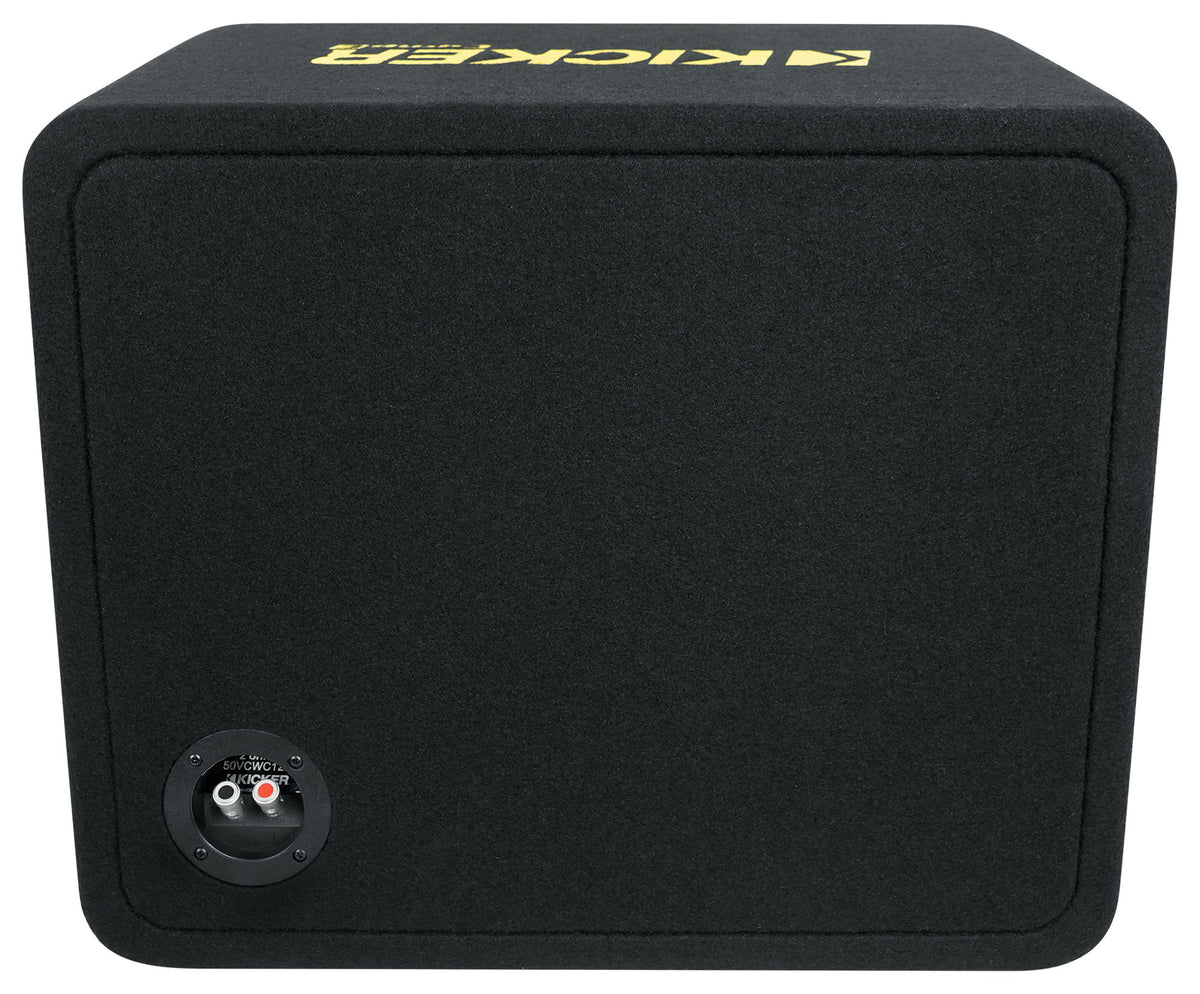 Kicker 50VCWC124 CompC 12" Subwoofer in Vented Sub Box Enclosure 4-Ohm VCWC124