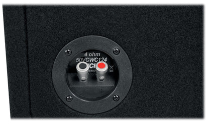 Kicker 50VCWC124 CompC 12" Subwoofer in Vented Sub Box Enclosure 4-Ohm VCWC124