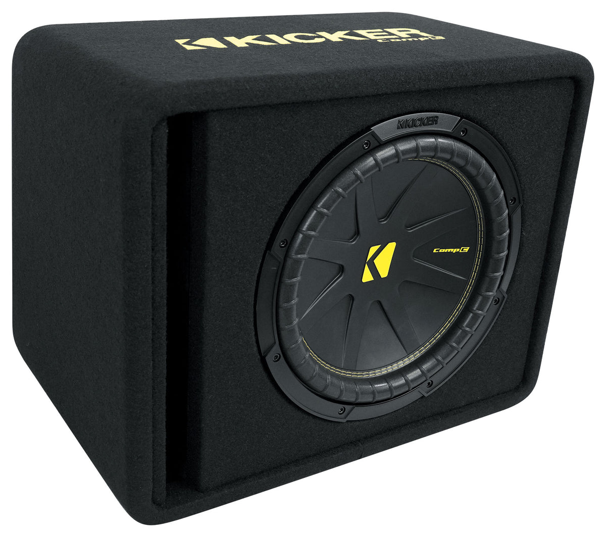 Kicker 50VCWC122 CompC 12" Subwoofer in Vented Sub Box Enclosure 2-Ohm VCWC122