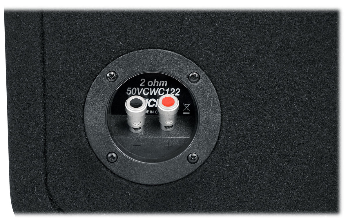 Kicker 50VCWC122 CompC 12" Subwoofer in Vented Sub Box Enclosure 2-Ohm VCWC122