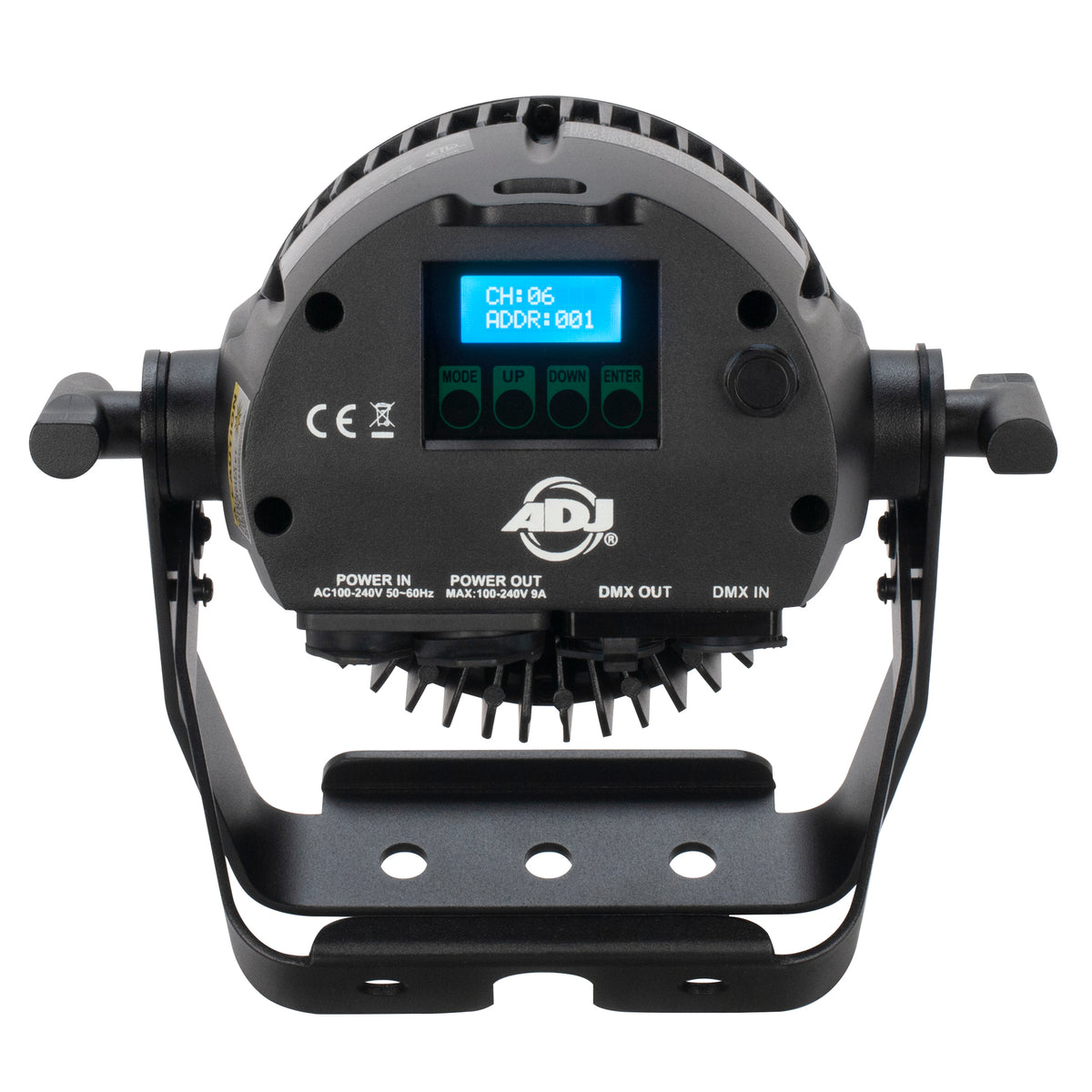 American DJ ADJ 7P HEX IP Outdoor IP65 RGBAW+UV LED DMX Metal Par Wash Up-Light